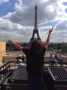 De paseo por París.