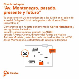 Invitación del acto.