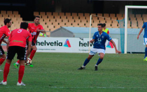 Pese a su esfuerzo, el Cartaya regresó de vacío de su desplazamiento a Jerez, donde perdió con el Xerez DFC. / Foto: @XerezDFC.