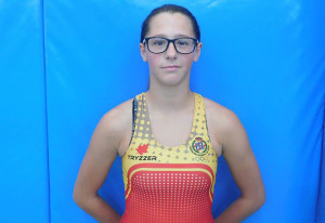 María del Carmen Ramos Díaz, deportista del Club de Lucha El Campeón de Cartaya.