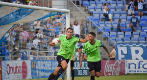 El Recre confía en el olfato goleador de Boris para ser el primero en ganar al Écija. / Foto: Pablo Sayago.