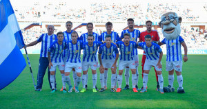 Formación de salida del Decano en su partido ante la Balona. / Foto: Pablo Sayago.