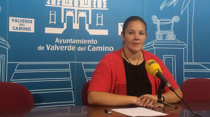 María del Carmen López, concejal de Deportes del Ayuntamiento de Valverde del Camino.