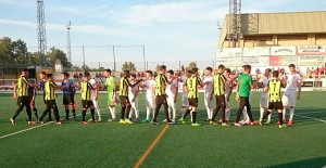 Prolegómenos del partido que enfrentó al Utrera y al San Roque. / Foto: @UTRERACD.