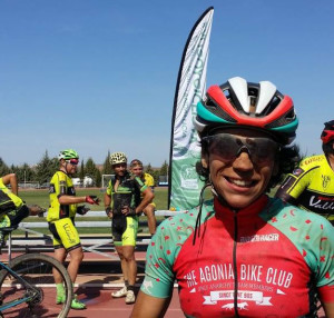 Soraya Senao fue la ganadora en la categoría Élite femenina. / Foto: Federación Andaluza de Ciclismo.