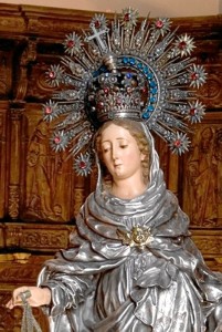 Virgen de la Cinta de Tortosa, obra de Francesc Via.