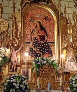 La Virgen de la Cinta de la iglesia de Santa Cruz en Madrid.