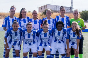 Formación del Sporting en el partido inaugural de la Liga.