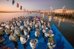 Las Bandas de Música tienen un destacado protagonismo. 