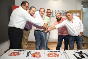 Un momento de la presentación del Trofeo Diputación de Baloncesto.