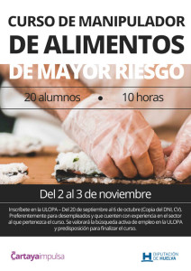 Curso de manipulador de alimentos.