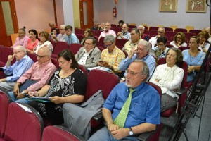 Participantes esta mañana en el IV Congreso del Descubrimiento.