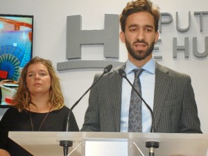 Lukman Nieto, durante su intervención en Diputación. 