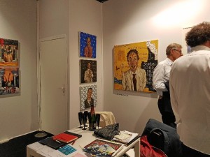 Obras del artista valverdeño en la 'Young International Art Fair 2017'.