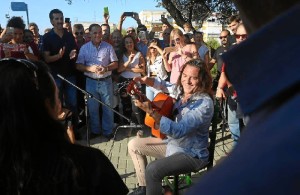 Tomatito tocó en el acto.