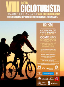 Cartel de la prueba lúdico-deportiva que tendrá lugar en los pinares de Cartaya.