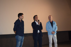 Paco Ortiz durante la presentación de la película.