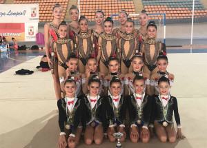 Representantes del GR Huelva en el Torneo de Dos Hermanas.