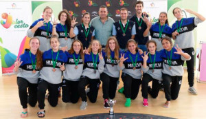 Conjunto de Huelva, bronce en el Andaluz Cadete Femenino de Selecciones Provinciales. / Foto: @fabhuelva.