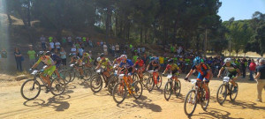 Las carreras de los menores fueron muy emocionantes. / Foto: Federación Andaluza de Ciclismo.