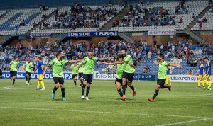 David Segura, una de las novedades en la convocatoria del Recre para el partido ante el Villanovense. / Foto: Sergio Borrero.