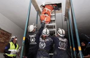 Simulacro terremotos huelva Bomberos 5