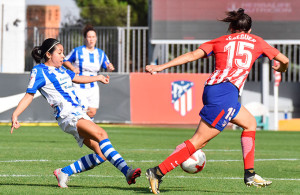 El Sporting puso en apuros en muchos momentos al Atlético de Madrid. / Foto: www.lfp.es.