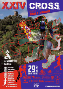 Cartel anunciador de la prueba atlética que tendrá lugar este domingo en Almonaster la Real.