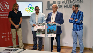 Momento de la presentación de las dos pruebas de duatlón que se celebrarán en San Juan del Puerto.