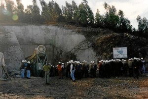 Inauguracion oficial de la rampa el 14 de noviembre de 1997. 