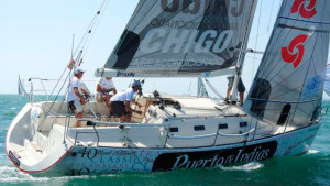 Dominio de la embarcación del CDN de Punta Umbría en la Regata celebrada en El Puerto.