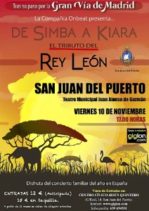 Cartel anunciador del evento que tendrá lugar este viernes en San Juan del Puerto.