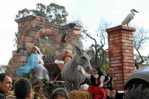 Figurantes de la Cabalgata.