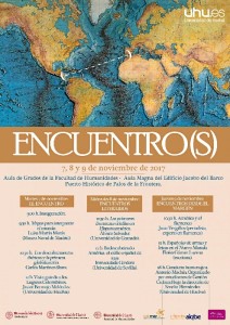 Cartel de las Jornadas 'Encuentros', que se celebran en la Facultad de Humanidades. 