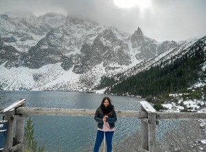 Está aprovechando para viajar y conocer la zona. En la fotografía, en Zakopane, al sur de Polonia.