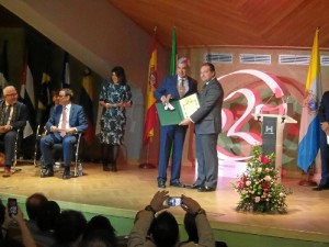 La Medalla de Marta Garrido la recogió su padre.