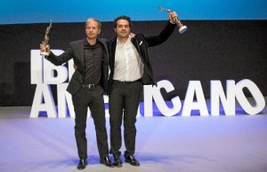 Alfonso Sánchez y Alberto Lópe, Premios Luz del Festival de Cine Iberoamericano. 