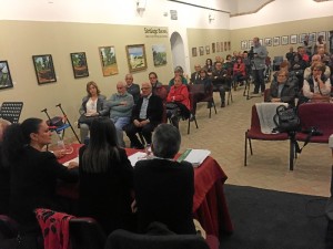 Un momento de las I Jornadas de Memoria Histórica celebradas en Gibraleón.