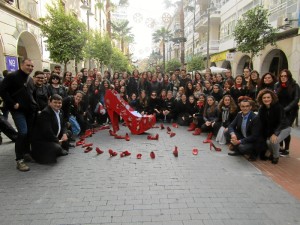 Alumnado del IES La Orden y de la Escuela de Arte León Ortega, han realizado actividades de concienciación ciudadana.