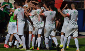 La Palma se apuntó el derbi ante el Isla Cristina. / Foto: David Limón.