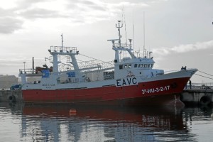 Baltimar cuenta con una flota de nueve buques congeladores. En la imagen, el buque 'Ciudad de Huelva', recientemente incorporado a la empresa. 