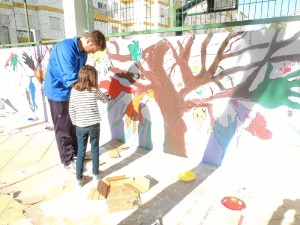 Mural realizado.