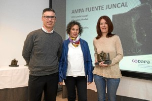 La AMPA Fuente Juncal de Aljarafe, distinguida con los Premios CODAPA en su XV edición.