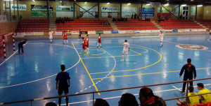 Clara derrota del Smurfit Kappa en la cancha del Pozoblanco. / Foto: @PozoblancoFS.