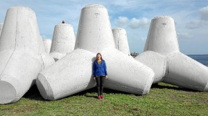 Cristina está feliz por dedicarse a lo que le gusta. / En la imagen, en las islas Azores.