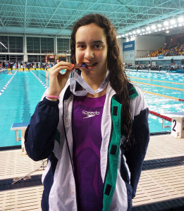 Alba Vázquez tratará de batir el récord de Andalucía Junior de los 800 metros libres.