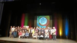 Un momento de la entrega de los XV Premios Huelva Joven.