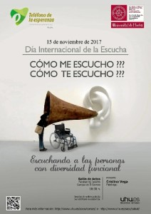 Cartel de la conferencia. 