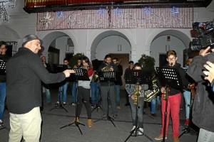 Actuación de la banda de música del Ateneo Musical cartayero,