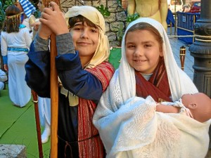 Tradicional Belén Viviente del Colegio María Inmaculada.